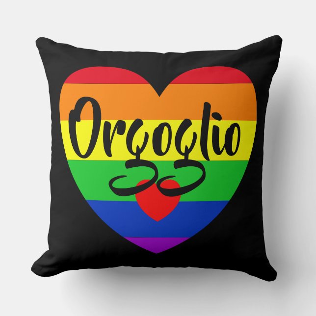 Almofada #LGBT #love #orgulde #gay #liberdade #parada (Frente)