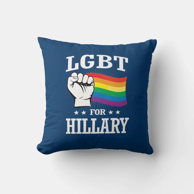 ALMOFADA LGBT PARA HILLARY (Frente)
