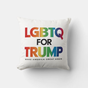 ALMOFADA LGBTQ PARA TRUMP GAY LÉSBICA PARA TRUMP 2024 