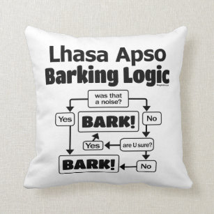 Almofada Lhasa Apso Barking Logic