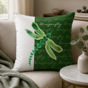 Almofada Libélula 20"" travesseiro decorativo x20