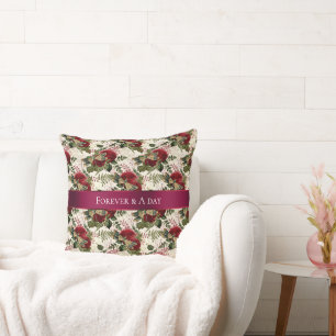 Almofada Libélulas e Rosas de Creme