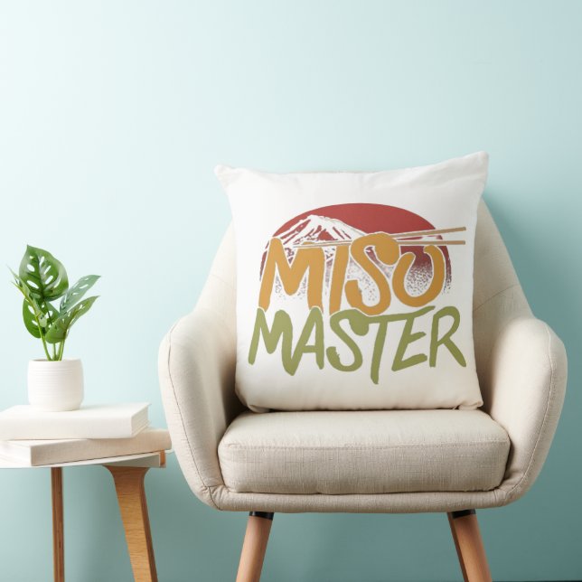 Almofada Libere seu chef interno - multicor "Miso Master" (Cadeira)