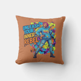 Almofada Libere Seu Rebelde Interior -