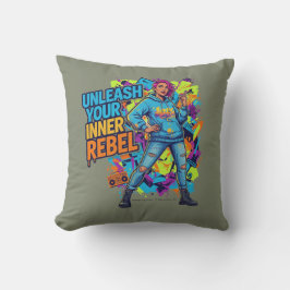 Almofada Libere Seu Rebelde Interior -