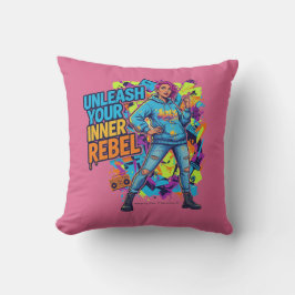 Almofada Libere Seu Rebelde Interior -