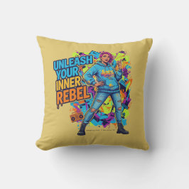Almofada Libere Seu Rebelde Interior -