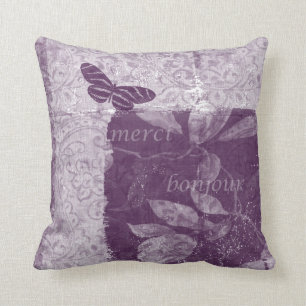 Almofada Lilac francês inspirado
