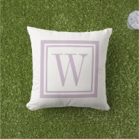 Lilac Roxo e Branco Clássico Monograma