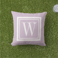 Lilac Roxo e Branco Clássico Monograma