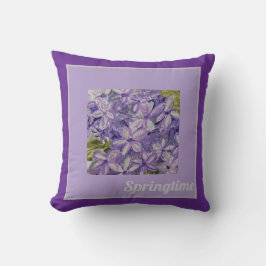 Almofada Lilac Throw Pillow
