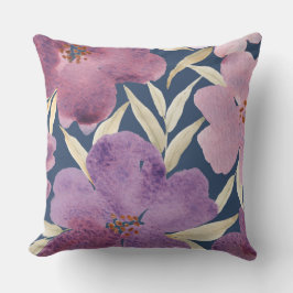 Almofada Lilases na aquarela