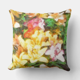 Almofada Lily Love and Light Watercolor