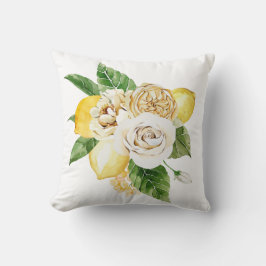 Almofada Limões e rosas