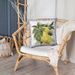 Almofada Limões e Travesseiro decorativo Charme do País F