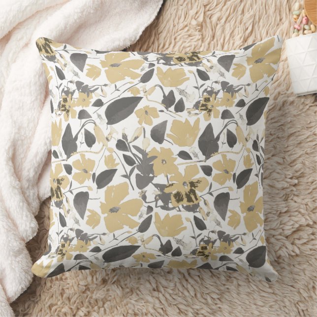 Almofada Linda Aquarela Floral Clematis Flowers (Cobertor)