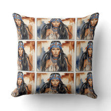 Linda Mulher Nativa Americana