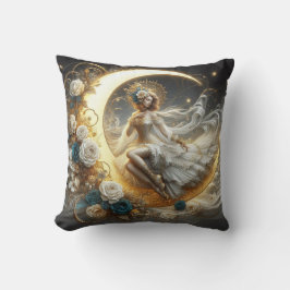 Almofada Linda Mulher-Vapor na Lua