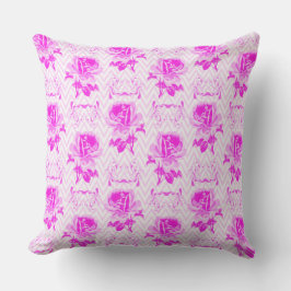 Almofada Linda Vintage Purple Floral