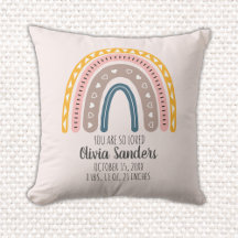 Lindo Arcoiris Boho Acuarela Multicolor 