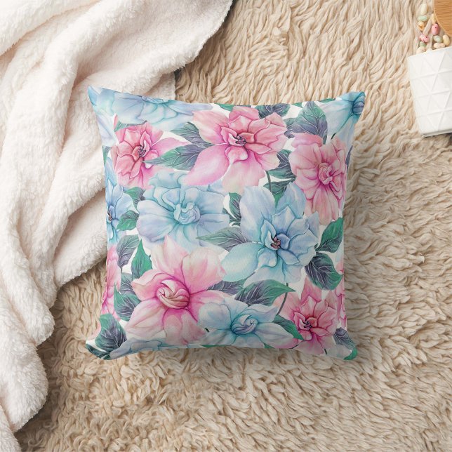 Almofada Lindo floral decorativo atraente  (Criador carregado)