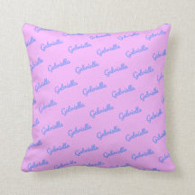 Lindo nome personalizado em roteiro rosa e roxo