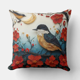 Almofada Lindo pássaro para Quarto e Sala