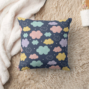 Almofada Lindo Travesseiro com Padrão de Nuvem Kawaii
