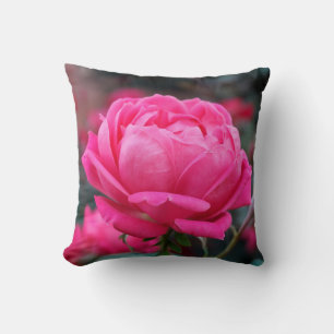 Almofada Lindo Travesseiro de Flor de Rosa Rosa