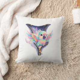 Almofada Lindo Travesseiro de Zipper de Papagaio 3D Pastel