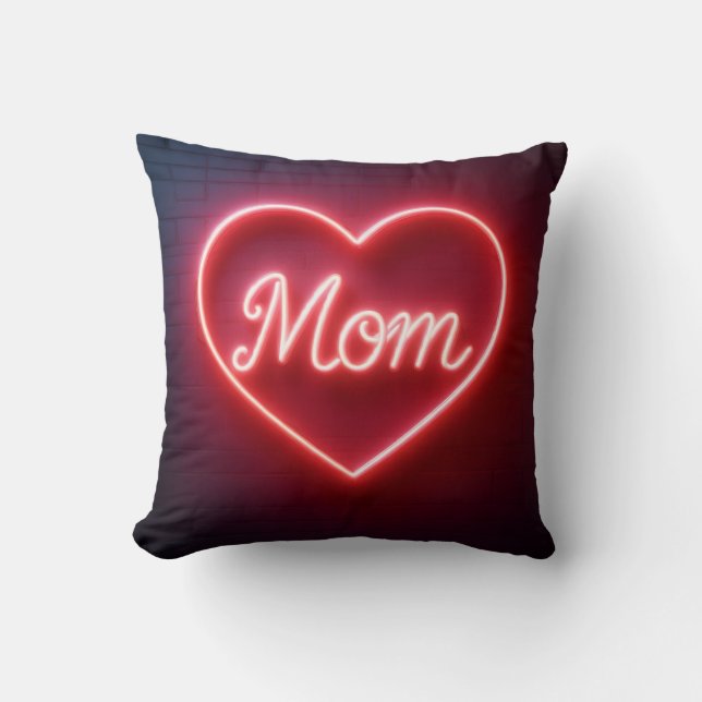 Almofada Lindo travesseiro decorativo para mamãe (Frente)