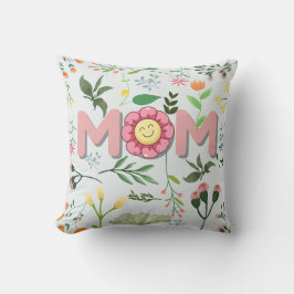 Almofada Lindo Travesseiro Floral do Dia das Mães