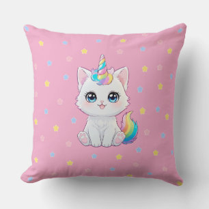 Almofada Lindo Travesseiro Kawaii de Caticórnio