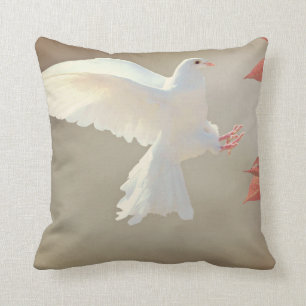 Almofada Lindo Travesseiro Pombo Branco