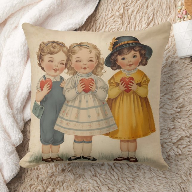 Almofada Lindos Meninos Vintage (Cobertor)