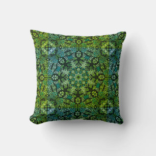 Almofada Lindos Verdes E Blues Mandala