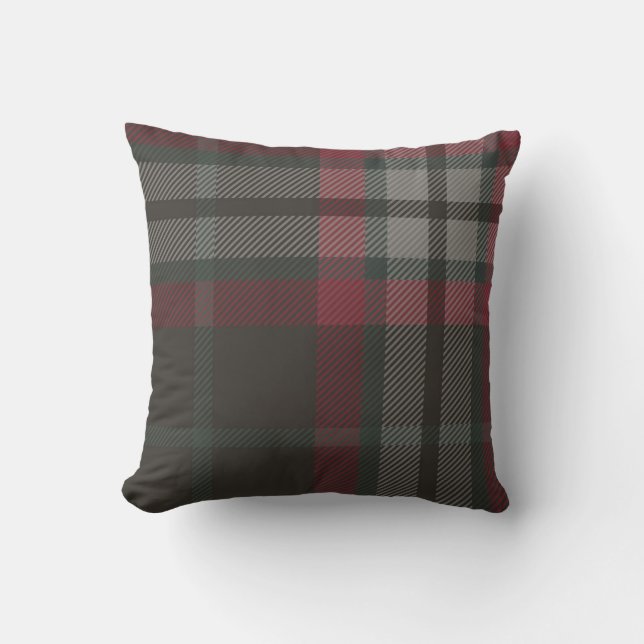 Almofada Lindsay Ancient Hunting Tartan Xadrez (Frente)
