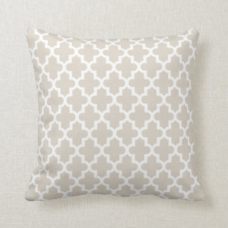 Almofada Linen Beige moderna padrão marroquino