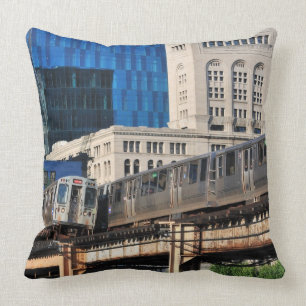 Almofada Linha alaranjada e Linha Verde do trânsito rápid