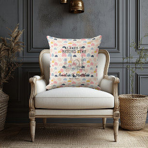 Almofada Linha do Skyline Personalizada em Londres com o Ra