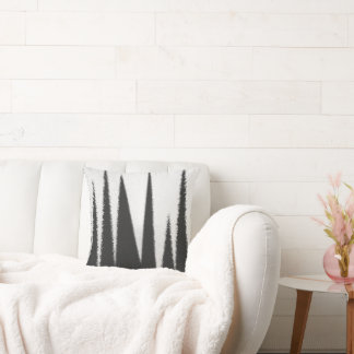 Almofada Linhas Brancas do Minimalismo de abstrato Art