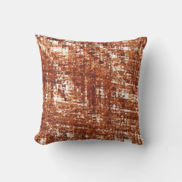 Almofada Linhas cruzadas e entalhe quadrado em crosta