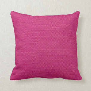 Almofada Linhas modernas "fuschia do olhar de linho Nubby"