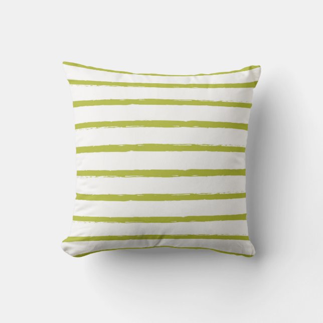 Almofada Linhas Textured moderno verde Chartreuse das (Frente)
