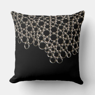 Almofada Links de Preto-Enchimento