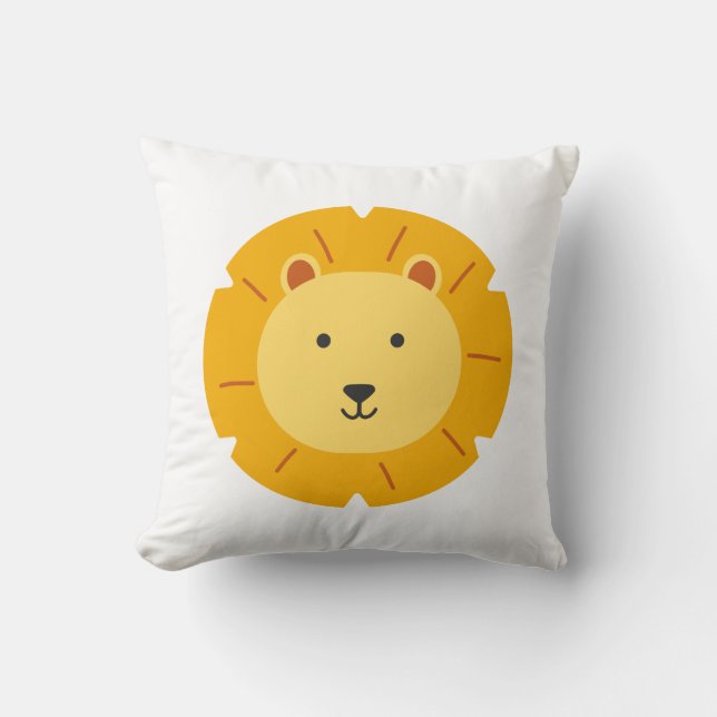 Almofada Lion Birthday Kids Art (Frente)