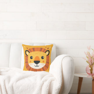 Almofada Lion Safari Kids Playful Amarelo