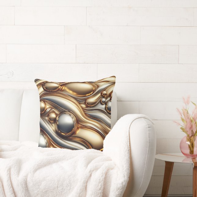 Almofada liquid metal look  (Sofá)