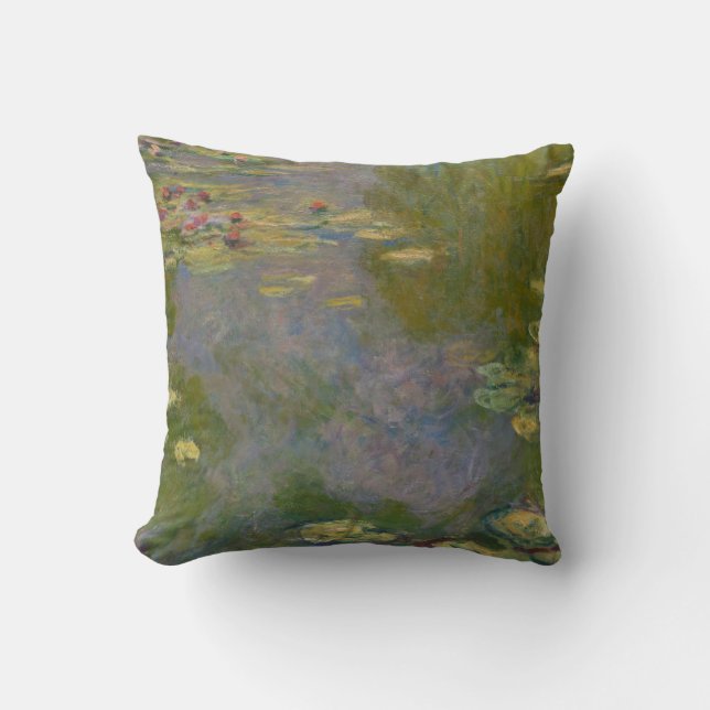 Almofada Lírios de água de Claude Monet |, 1919 (Frente)