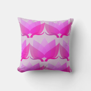 Almofada Lírios de água rosa e Zen Lotus